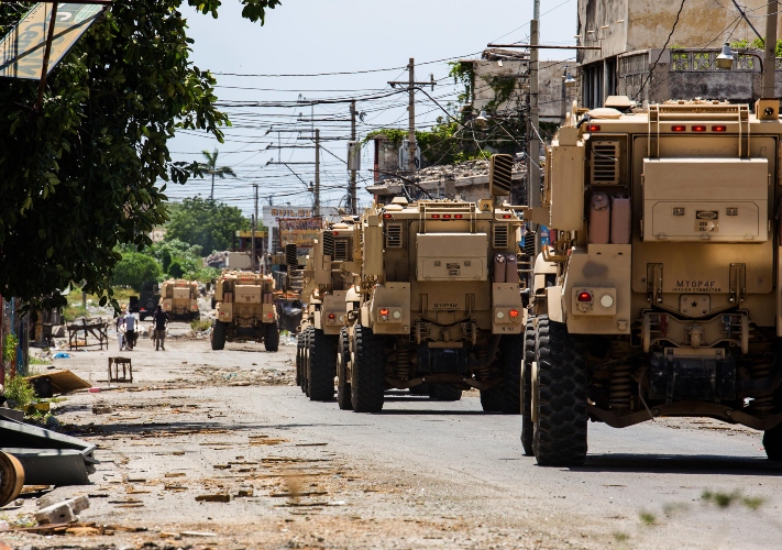 Estados Unidos aportará otros 60 millones de dólares y vehículos blindados para Haití