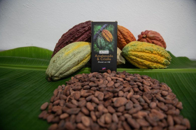 Chocolate Haití es presentado en un evento en París, Francia