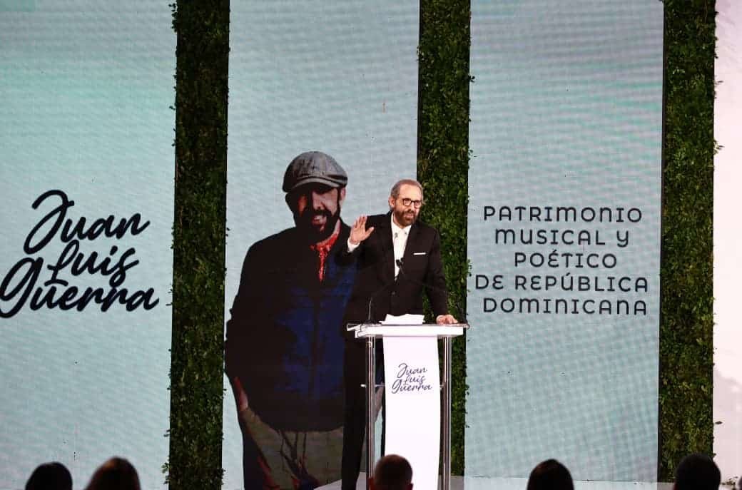 Juan Luis Guerra, «Patrimonio Musical y Poético» dominicano