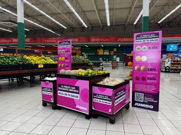 Jumbo transforma precios en llamado a prevención de cáncer