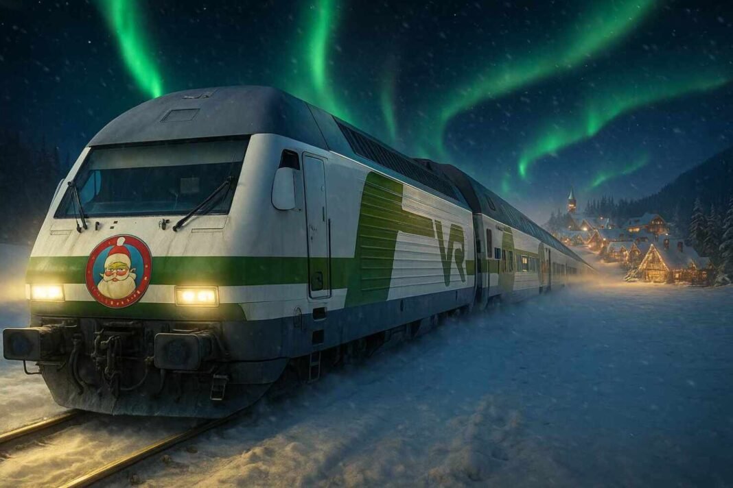 Así es el Santa Claus Express el tren más mágico y navideño del planeta