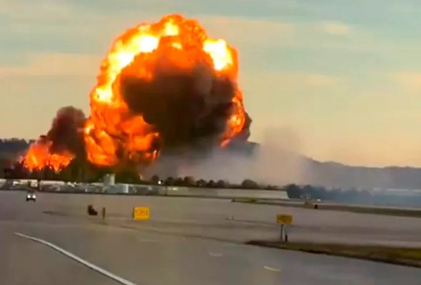 Aumentan a 9 los muertos por siniestro de avión carga en EU