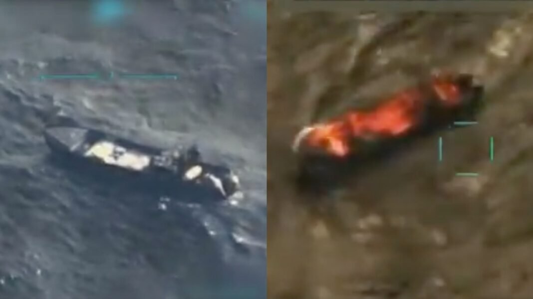 Estados Unidos ataca una nueva lancha en aguas del Caribe