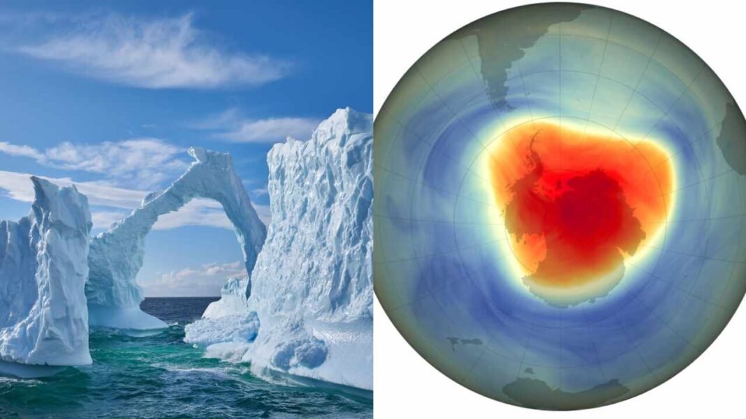 La Tierra estaría sanando, después de 40 años el agujero de ozono sobre la Antártida se está recuperando