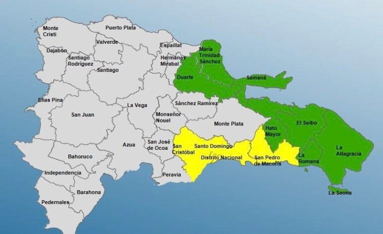 Declaran a Santo Domingo en estado de alerta, por vaguada