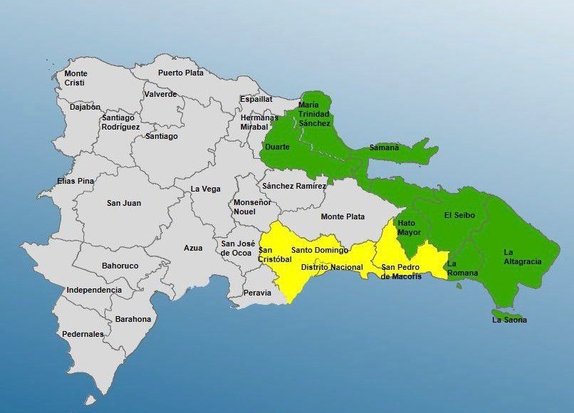 Declaran a Santo Domingo en estado de alerta, por vaguada
