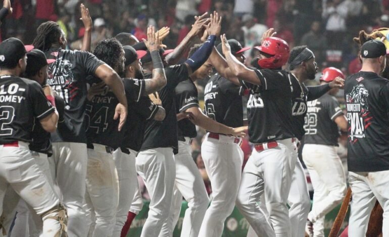 Gigantes y Leones completan clasificados en el beisbol de RD