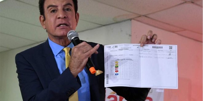 HONDURAS: Nasralla recorta distancia frente a Nasry Asfura