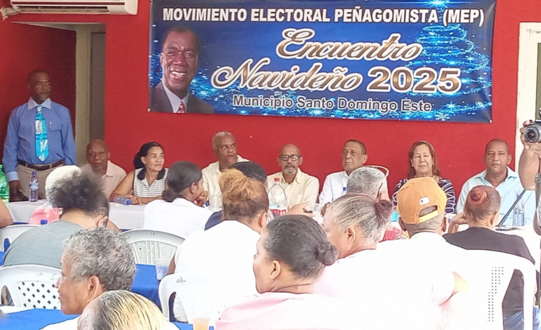 Movimiento Peñagomista realiza encuentro navideño