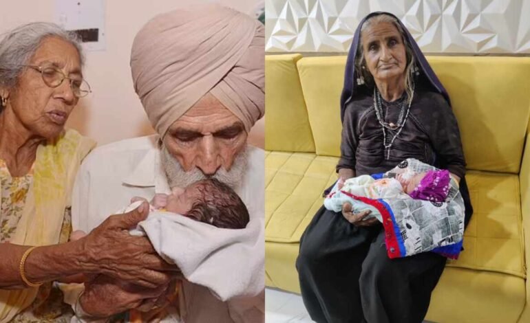 Mujer de 70 años da a luz a su primer hijo y se convierte en una de las madres más longevas