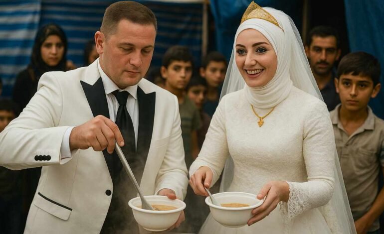 Pareja de Turquía renuncia a su fiesta de boda para alimentar a cuatro mil refugiados sirios