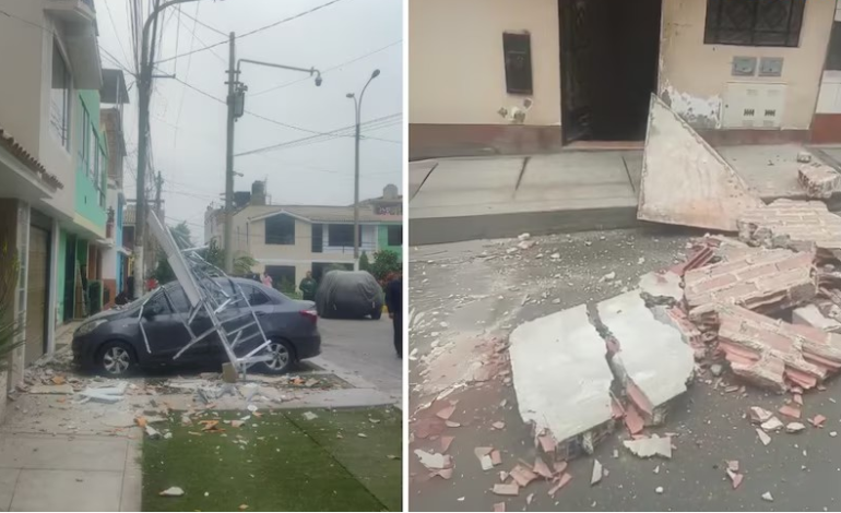 PERU: Sismo de 6 grados causa heridos leves y daña viviendas