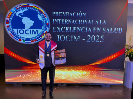 Reconocen médico dominicano en premiación salud de IOCIM
