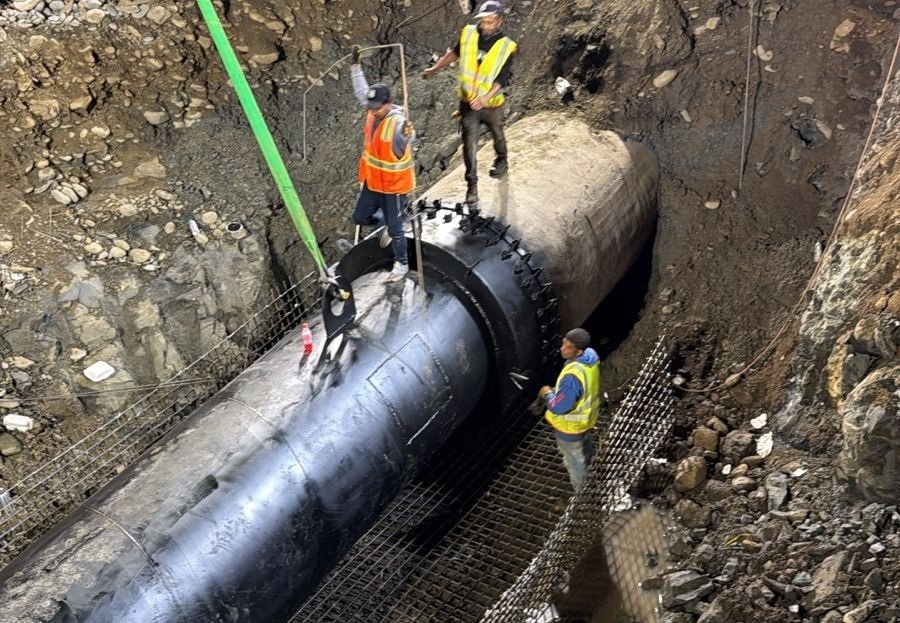 Solucionan avería en tubería acueducto Cibao Central
