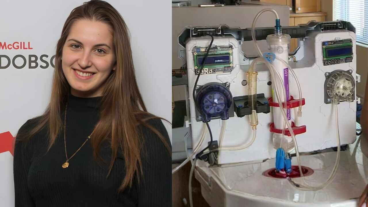 Una joven canadiense de 17 años crea una máquina de diálisis portátil y de bajo costo