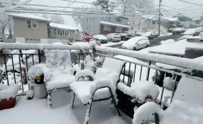 Una tormenta invernal azotará NY, Nueva Jersey y Connecticut