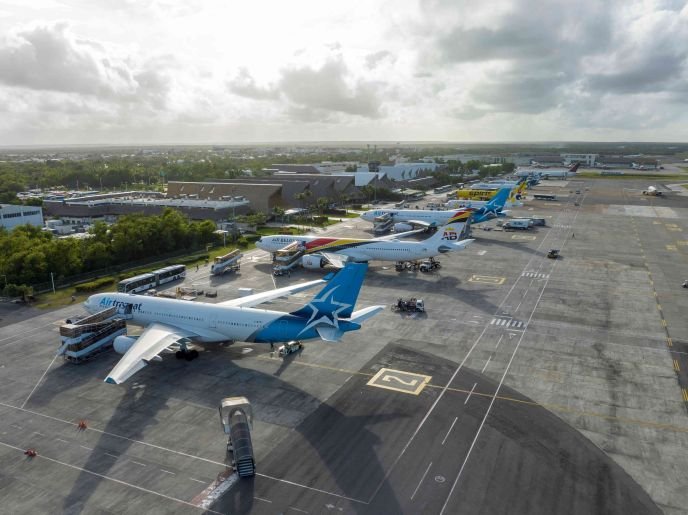 Aeropuerto de Punta Cana con récord de vuelos y pasajeros