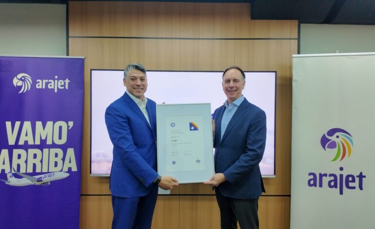 Arajet logra certificación como aerolínea miembro de IATA