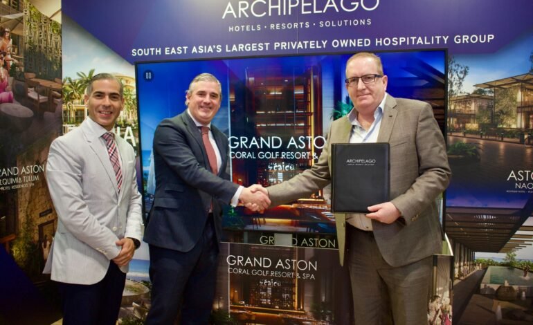 Archipelago International firma acuerdo con Cayacoa Group para el desarrollo del hotel Grand ASTON Coral Golf Resort & Spa by Cáicu en Punta Cana