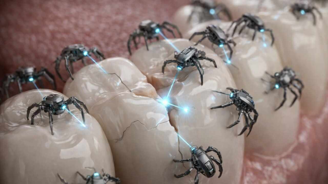 Científicos desarrollan nanobots que buscan reparar los dientes sin necesidad de dentistas