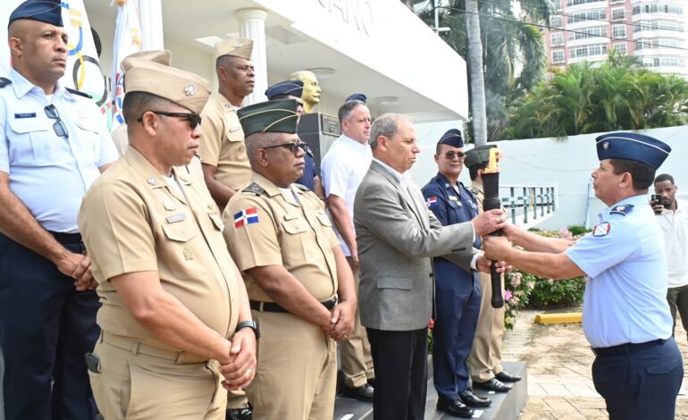 COD recibe la antorcha de los Juegos Militares y Policiales