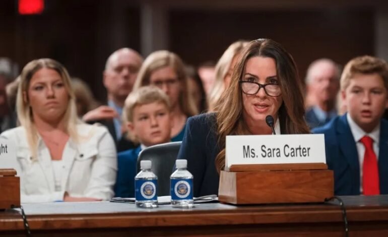 Confirma periodista Sara Carter como «zar antidrogas» de EEUU