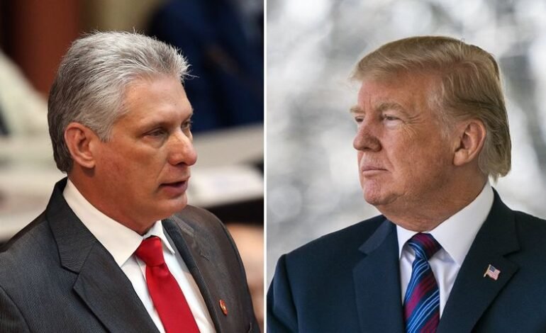 “Cuba pende de un hilo, está en serios problemas», opina Trump
