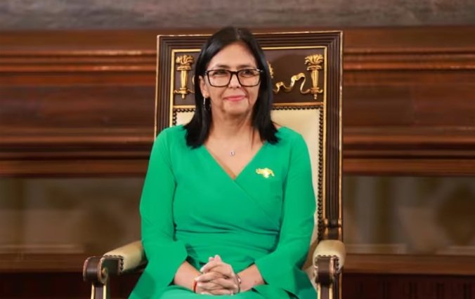 Delcy Rodríguez defiende las relaciones comerciales con EU