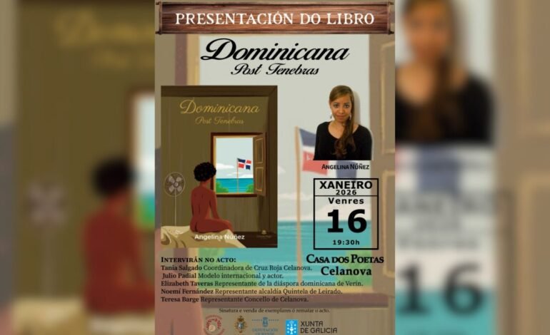 ESPAÑA: Angelina Núñez presentará obra ‘Dominicana Post Tenebras’