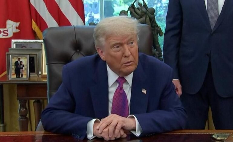 EU: Trump asegura que «la matanza» en Irán está cesando