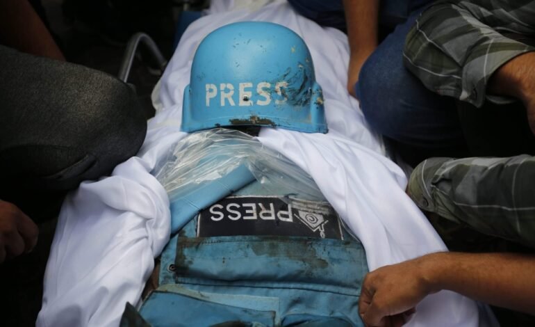 La FIP eleva a 128 periodistas muertos 2025, 56 en Palestina