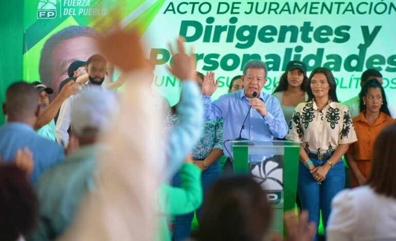 Leonel Fernández juramentará miembros de la FP este sábado