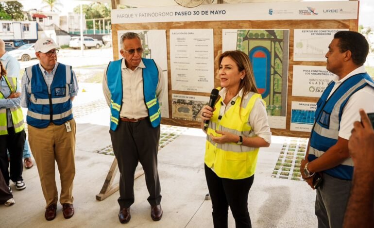 Monegro, Vicini y Luisín felicitan a Carolina por avances en Paseo 30 de Mayo y Malecón Deportivo