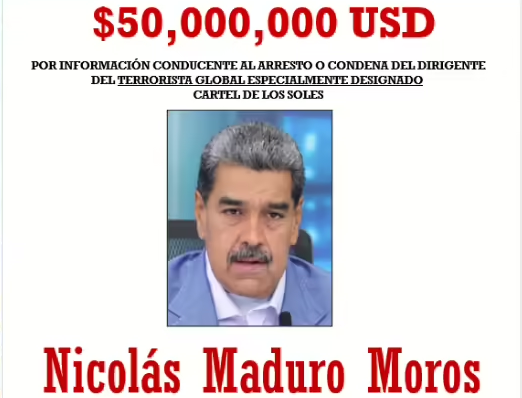 ¿Quién cobrará recompensa por la captura de Nicolás Maduro?