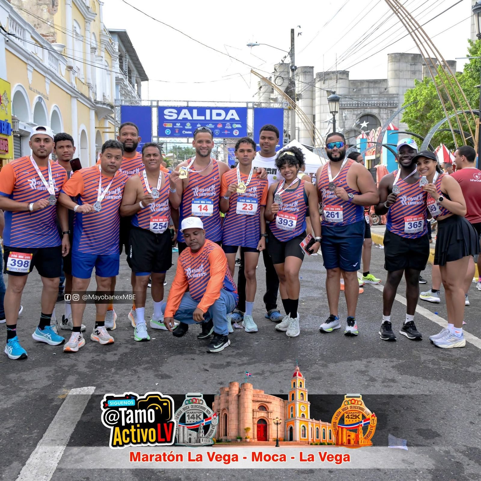 Royal Runners se consolida en Maratón La Vega–Moca–La Vega
