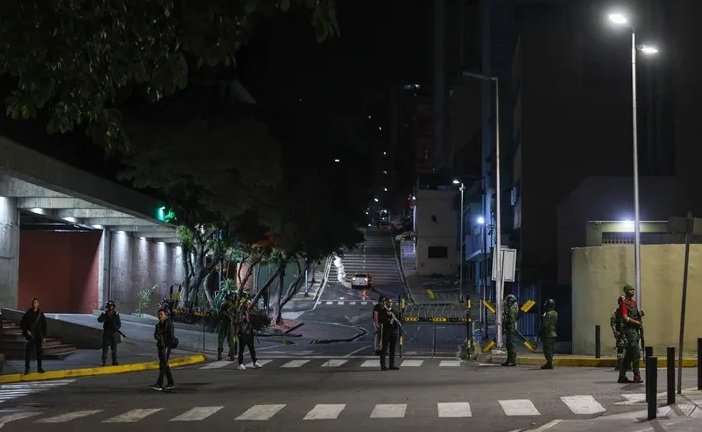 Se escucharon ráfagas cerca
palacio presidencial Venezuela