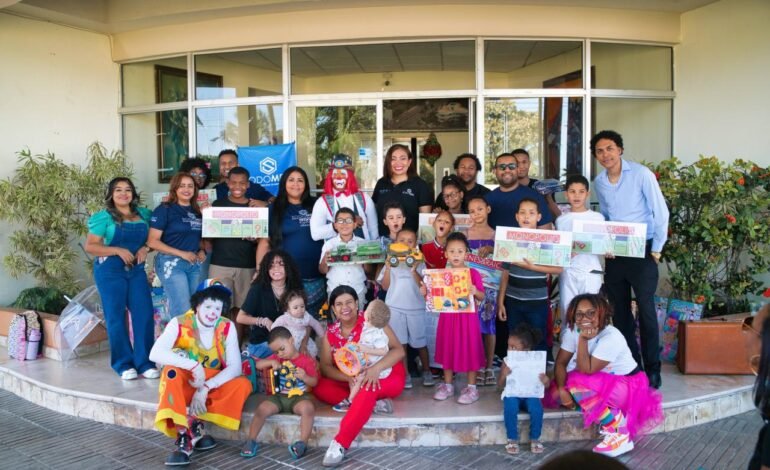 SODOMEDI celebra emotiva entrega de juguetes a hijos de sus miembros