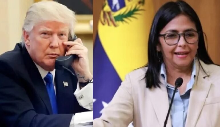 Trump señala Delcy Rodríguez «es una persona estupenda»