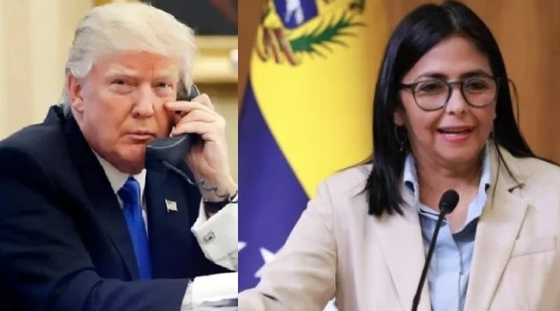 Trump señala Delcy Rodríguez «es una persona estupenda»