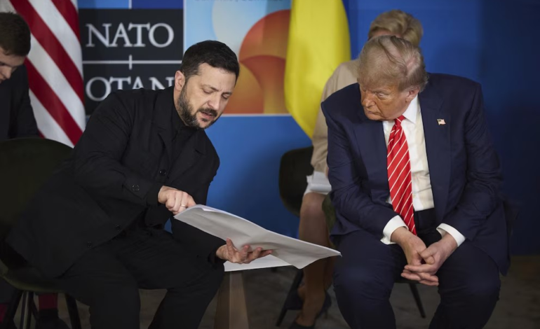 Trump y Zelensky discuten en Davos propuestas paz con Rusia