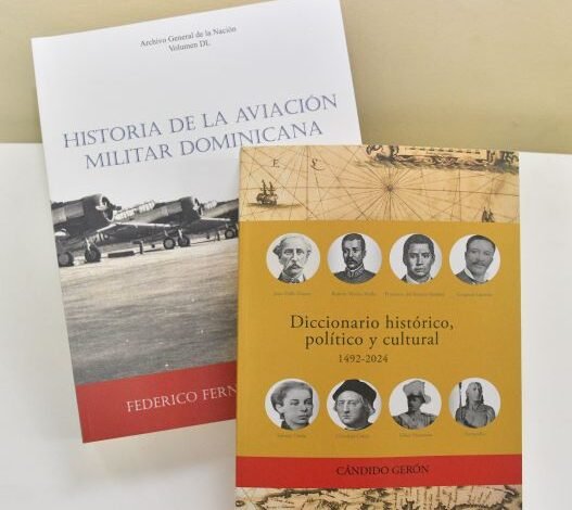 AGN presenta dos nuevos libros de altos valores en Dominicana