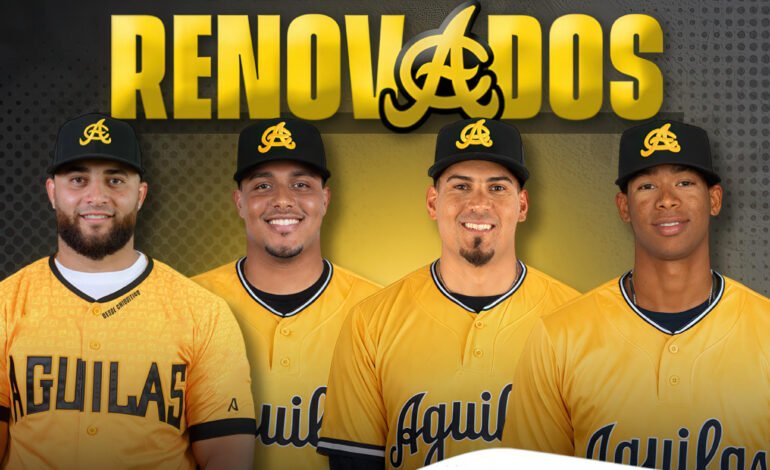 Águilas renueva contrato Reyes, Fernández, Mejía y González