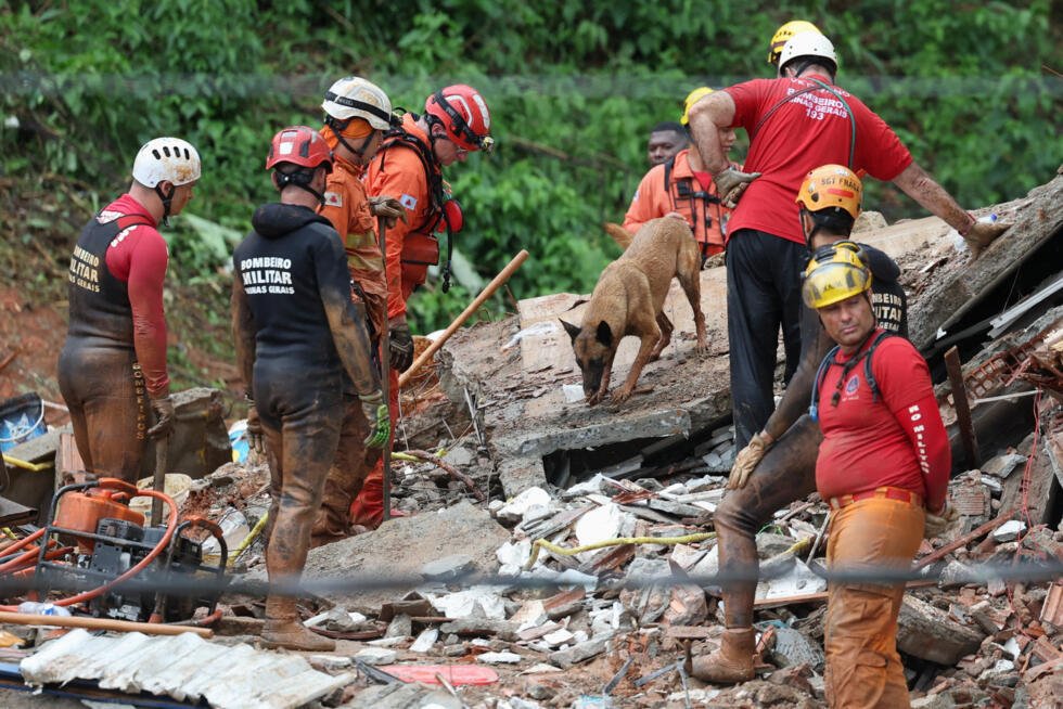 Al menos 30 muertos y decenas de desaparecidos por las fuertes lluvias en el sureste de Brasil