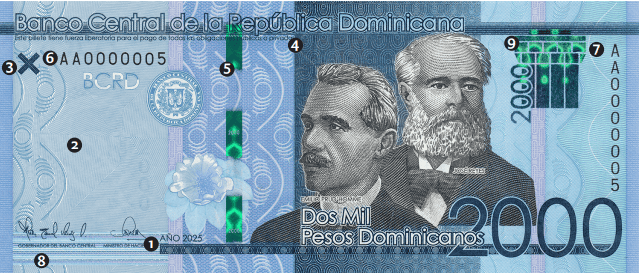 BCRD emite billetes RD$2 mil