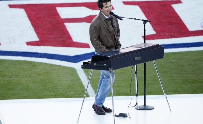 Charlie Puth Performs National Anthem at 2026 Super Bowl
