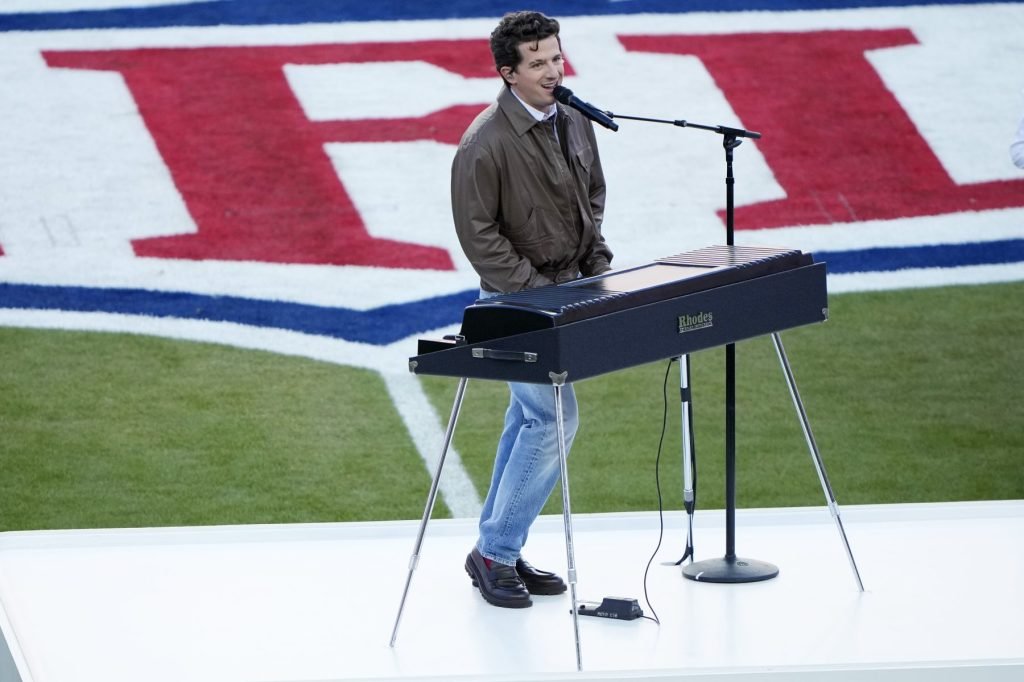 Charlie Puth Performs National Anthem at 2026 Super Bowl