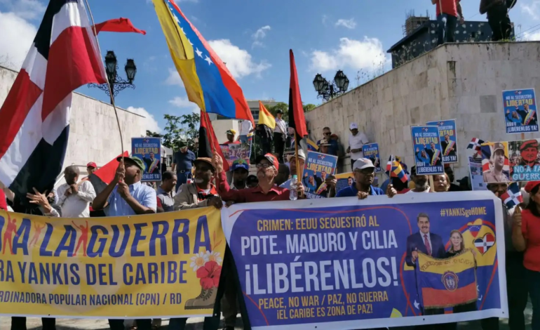 Cientos marchan por El Conde y exigen la liberación de Maduro