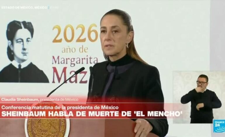 Claudia Sheinbaum: «Lo más importante ahora es garantizar la paz y la seguridad de todo México»