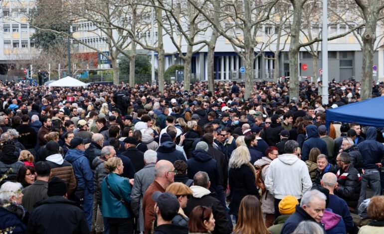 Comienza en Lyon el homenaje a Quentin Deranque con presencia de grupos de ultraderecha