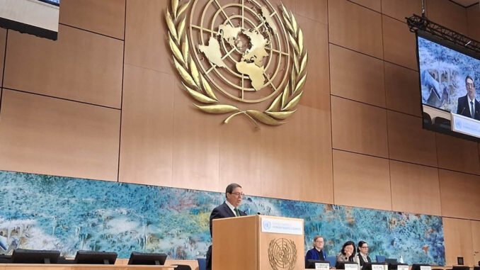 Cuba denuncia la «dictadura» de los EEUU sobre el orden global